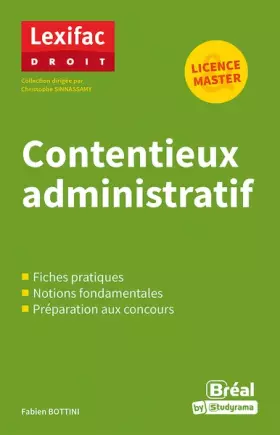 Couverture du produit · Contentieux administratif