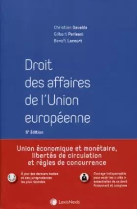 Couverture du produit · droit des affaires de l union europeenne