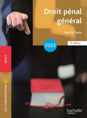 Couverture du produit · Fondamentaux - Droit pénal général 2023