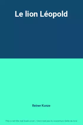 Couverture du produit · Le lion Léopold