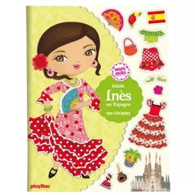Couverture du produit · Minimiki - Stickers - Habille Inès en Espagne nouvelle édition