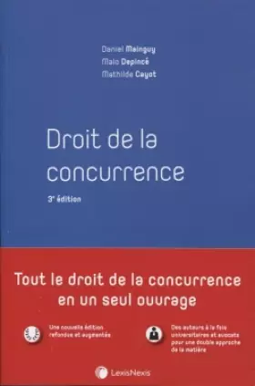 Couverture du produit · droit de la concurrence