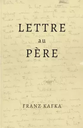 Couverture du produit · Lettre au Père: de Franz Kafka | Format Broché (French Edition)