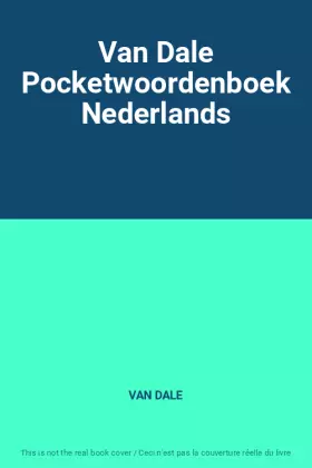 Couverture du produit · Van Dale Pocketwoordenboek Nederlands