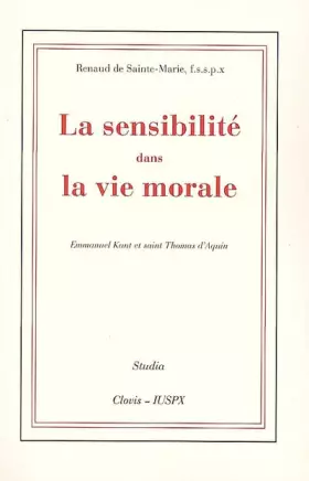 Couverture du produit · La sensibilité dans la vie morale