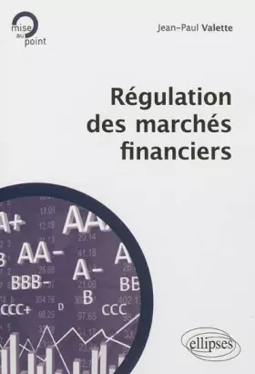 Couverture du produit · Régulation des marchés financiers