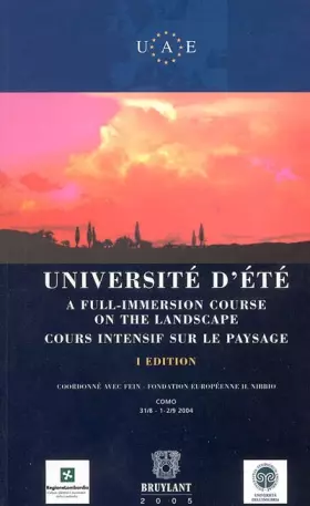 Couverture du produit · Université d'été: Cours intensif sur le paysage
