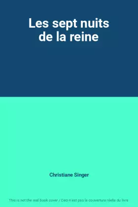 Couverture du produit · Les sept nuits de la reine