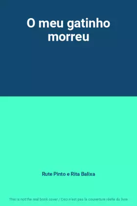 Couverture du produit · O meu gatinho morreu