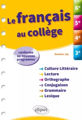 Couverture du produit · Le Français au Collège 6e-5e-4e-3e - Nouveau programme 2016