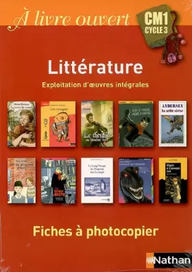 Couverture du produit · A LIVRE OUVERT CM1 LITTERATURE