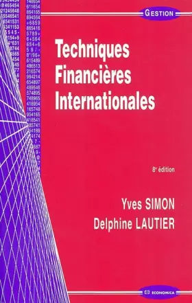 Couverture du produit · Techniques financières internationales