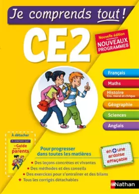 Couverture du produit · Je comprends tout - Tout en un CE2 - Nouveau programme 2016