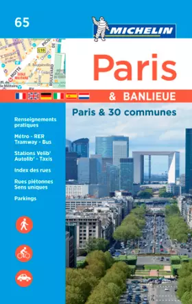 Couverture du produit · Plan Paris & Banlieue, par arrondissement et 30 communes (relié)