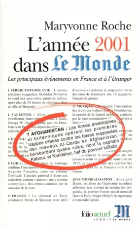 Couverture du produit · L'Année 2001 dans "Le Monde"
