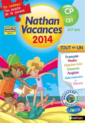 Couverture du produit · Nathan vacances primaire - Du CP vers le CE1