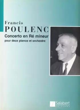 Couverture du produit · POULENC - Concierto en Re menor para 2 Pianos y Orquesta (Partitura Director)