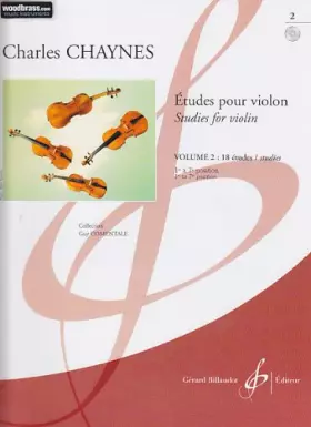 Couverture du produit · Etudes pour le violon volume 2 : 18 etudes (2e cycle)