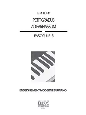 Couverture du produit · Philipp petit gradus ad parnassum volume 3 piano book piano