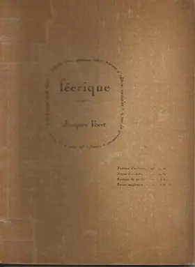 Couverture du produit · Féerique ... Partition de poche