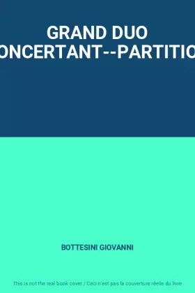 Couverture du produit · GRAND DUO CONCERTANT--PARTITION