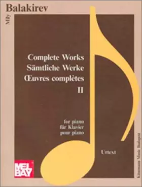 Couverture du produit · Piano Complete Works II (Music Scores)