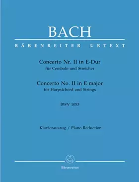 Couverture du produit · Concerto for Harpsichord No.2 in E major (BWV 1053) (two-piano reduction)