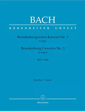 Couverture du produit · Bach: Brandenburg Concerto No. 3 in G Major, BWV 1048 (Full Score)