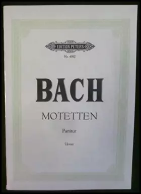 Couverture du produit · Singet dem Herrn ein neues Lied, Motette BWV 225