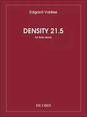 Couverture du produit · DENSITY 21.5 FLUTE TRAVERSIERE