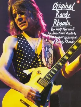 Couverture du produit · Original Randy Rhoads: An Annotated Guide to the Guitar Technique of Randy Rhoads (Illustrated)