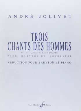 Couverture du produit · 3 chants des hommes