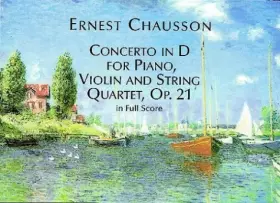 Couverture du produit · Concerto in D for Piano, Violin and String Quartet, Op. 21, in Full Score