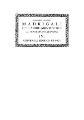 Couverture du produit · II Quarto Libro De Madrigali