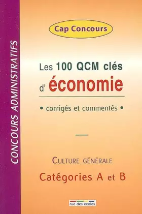 Couverture du produit · QCM économie