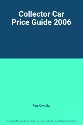 Couverture du produit · Collector Car Price Guide 2006