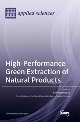 Couverture du produit · High-Performance Green Extraction of Natural Products