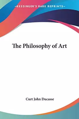 Couverture du produit · The Philosophy of Art