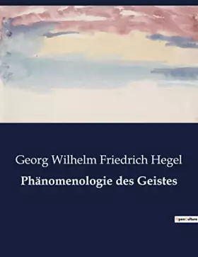 Couverture du produit · Phänomenologie des Geistes