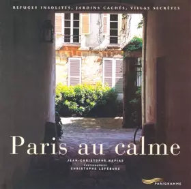 Couverture du produit · Paris au calme