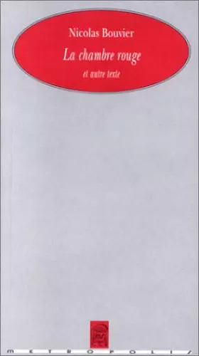 Couverture du produit · La Chambre rouge et autre texte