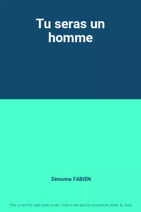 Couverture du produit · Tu seras un homme