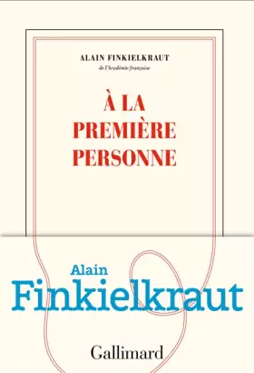Couverture du produit · À la première personne