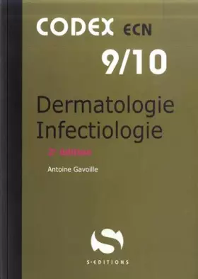Couverture du produit · Codex ECN 9/10 Dermatologie infectiologie