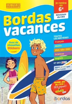 Couverture du produit · Bordas Vacances - Je rentre en 6e - Cahier de vacances