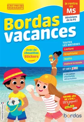 Couverture du produit · Bordas Vacances - Je rentre en Moyenne section - Cahier de vacances
