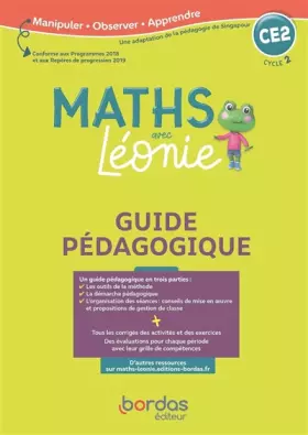 Couverture du produit · Les Maths avec Léonie CE2 2020 Guide pédagogique