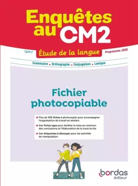Couverture du produit · Enquêtes au CM2 - EDL