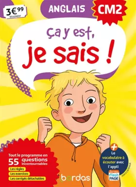 Couverture du produit · Ça y est, je sais ! - Anglais CM2