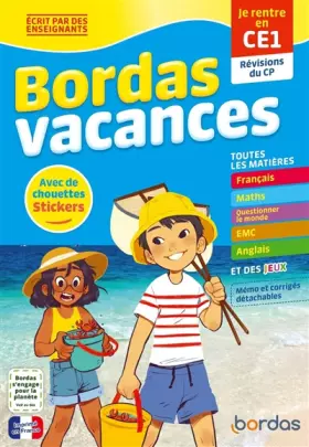 Couverture du produit · Bordas Vacances - Je rentre en CE1